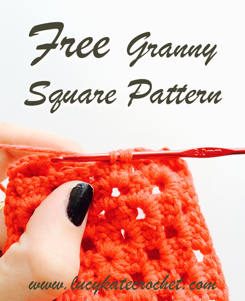 Free Easy Crochet Granny Square Pattern