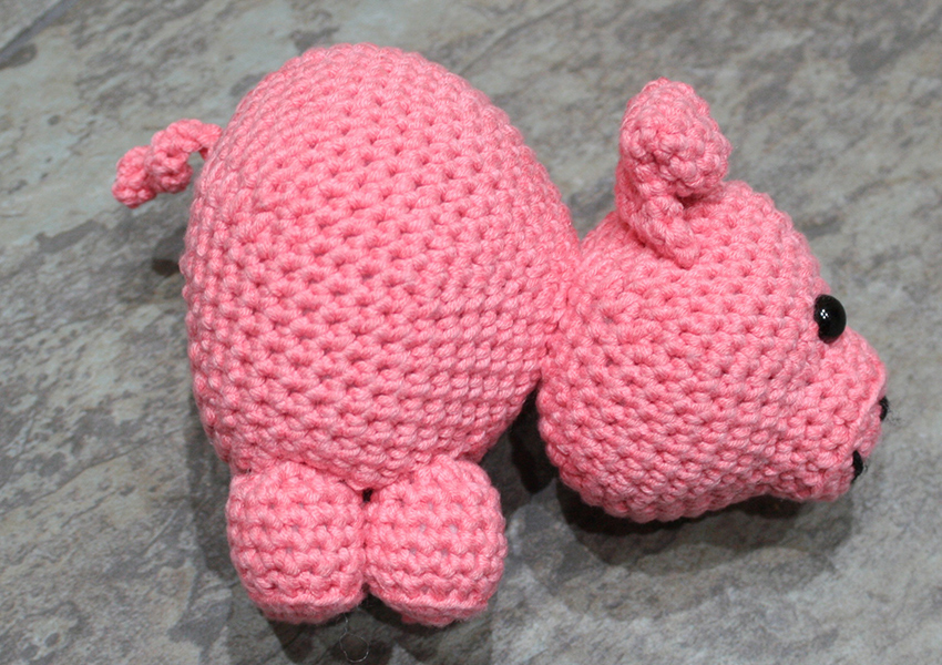 Joining Crochet Pig