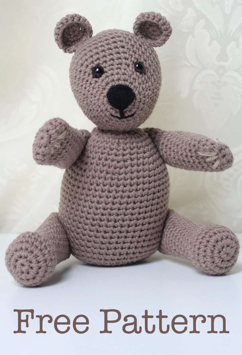 Free Crochet Teddy Bear Pattern Lucy Kate Crochet