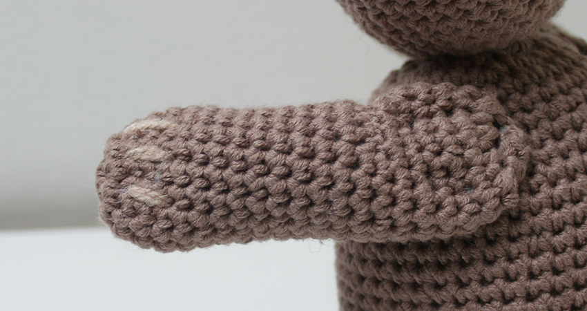 Crochet Teddy Bear Arms