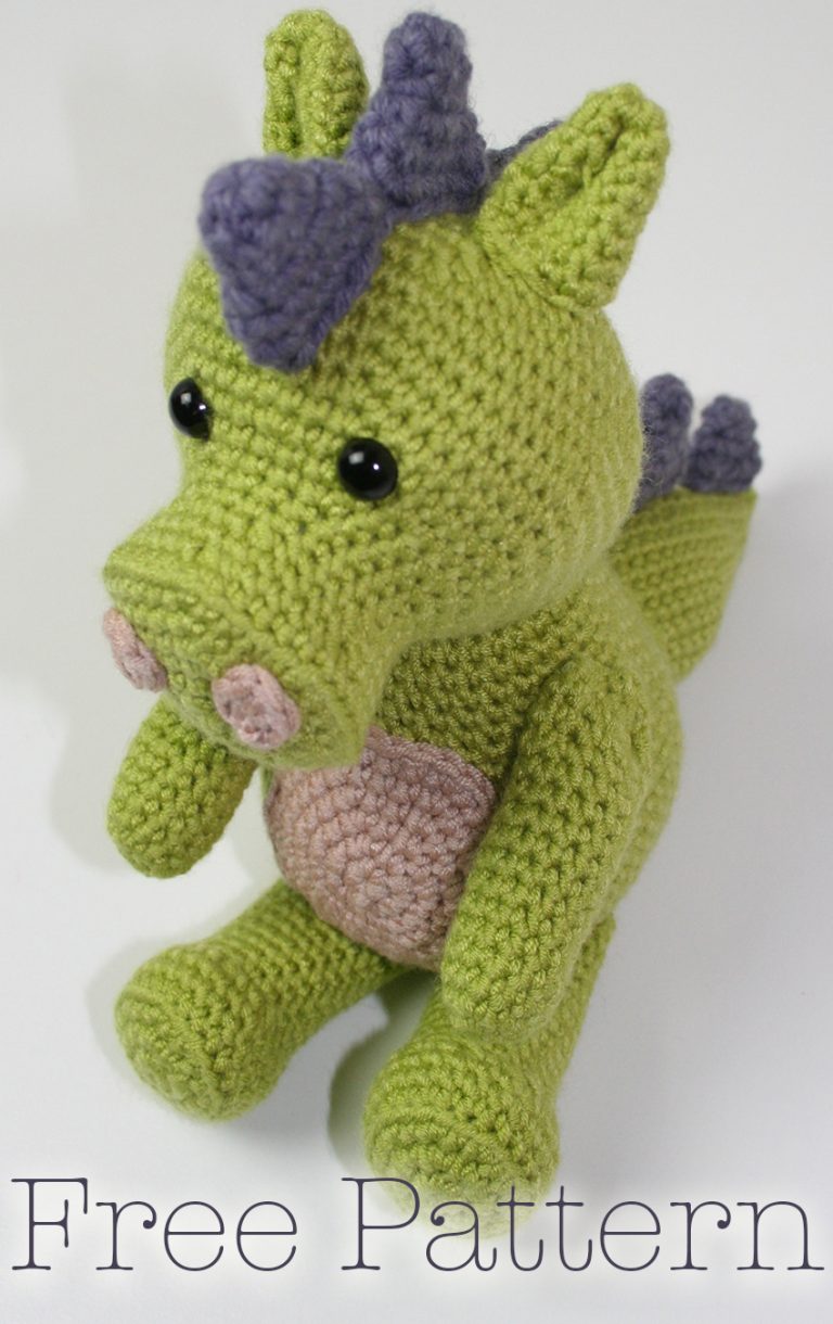 Free Crochet Dragon Pattern by Lucy Kate Crochet