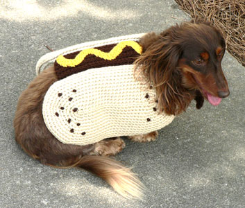 Free crochet dog sweater pattern dachshund