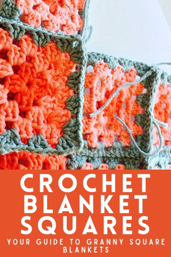 photo of crochet blanket squares
