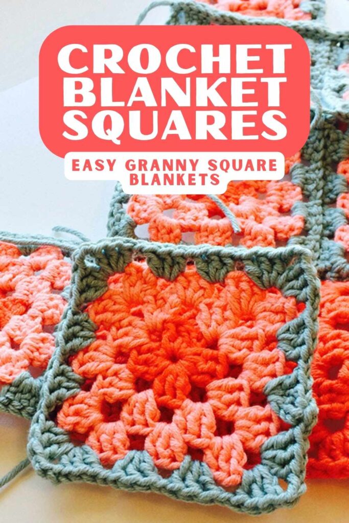 photo of crochet blanket squares
