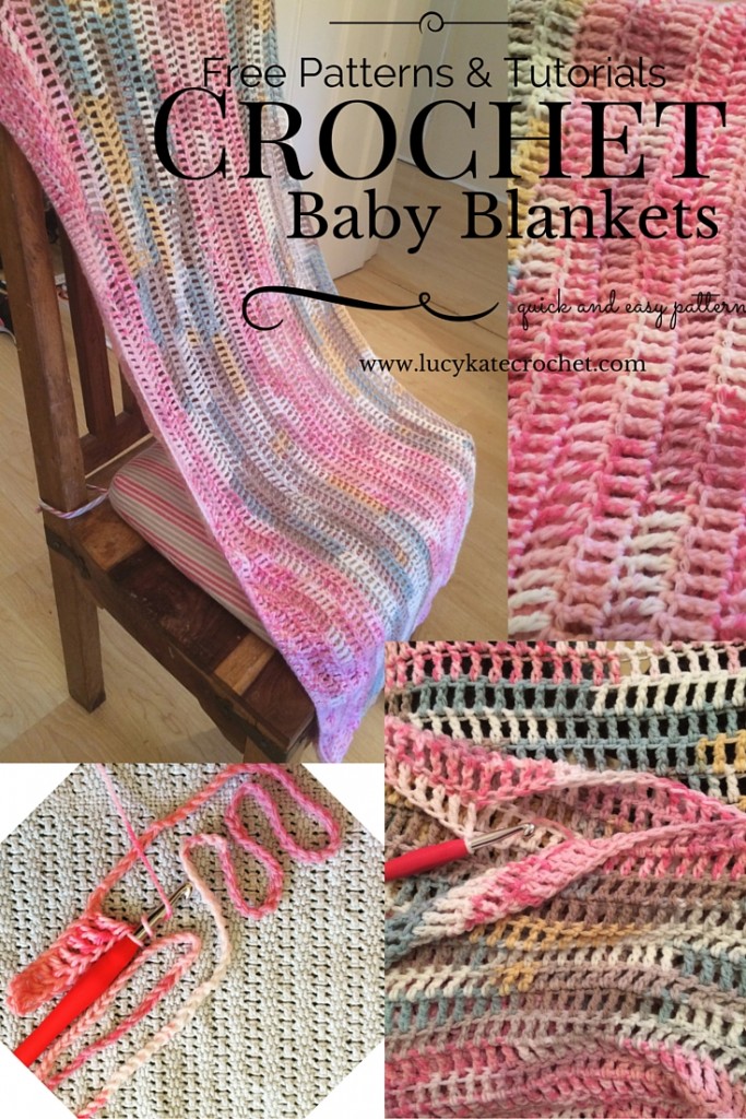 Quick and Easy Crochet Baby Blanket - Lucy Kate Crochet