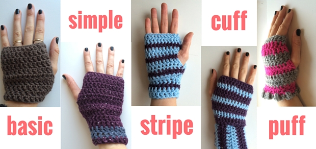 free crochet fingerless glove patterns