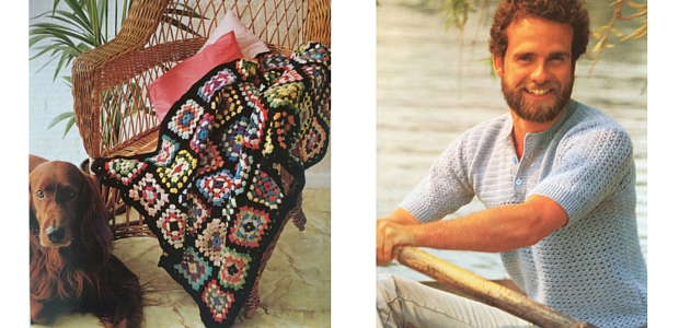 The basic afghan rug (left) and basic lacet t-shirt (right)