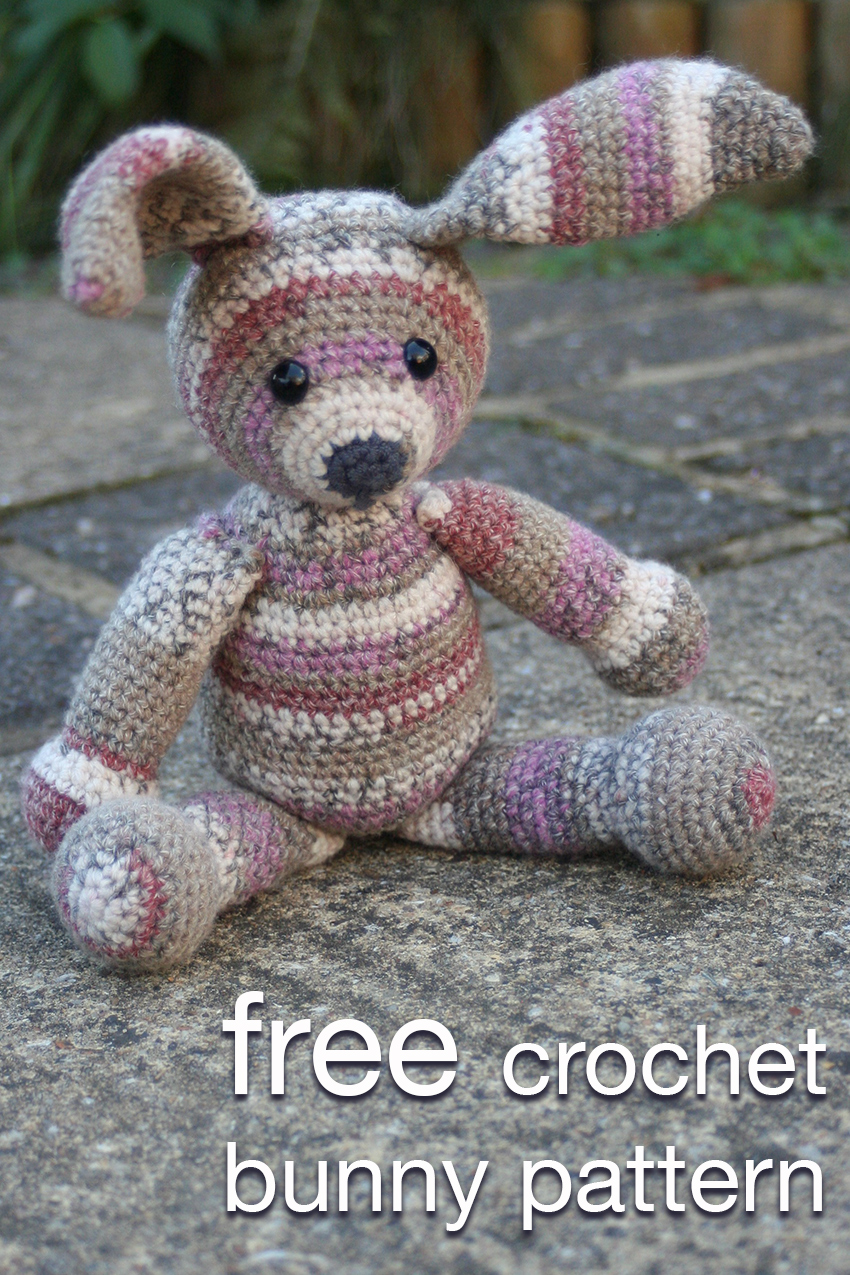Free Crochet Bunny Pattern. How To Make A Crochet Bunny. Quick, Easy and Fun!