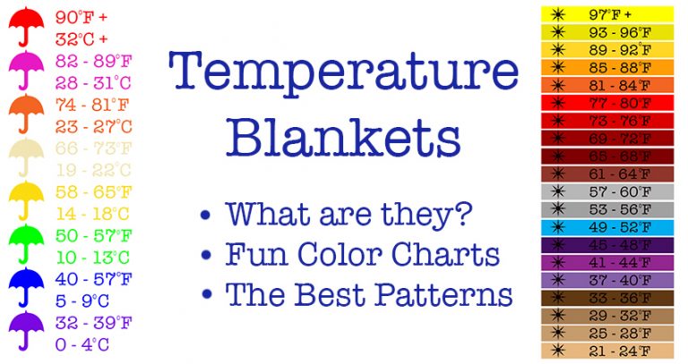 Temperature Blanket – How To Make A Crochet Temperature Afghan
