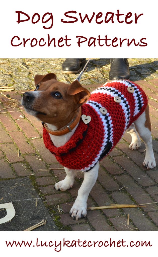 Free Crochet Dog Sweater Patterns - Lucy Kate Crochet