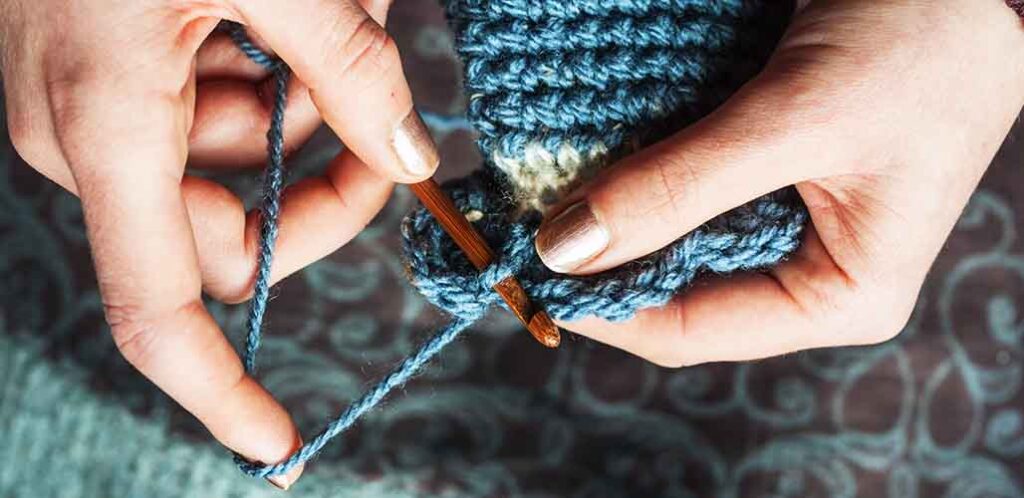 which crochet stitch uses the least amount of yarn