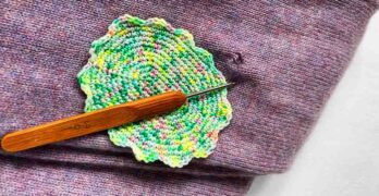 crochet elbow patch