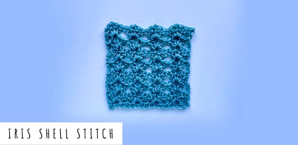 crochet shell stitch variations iris