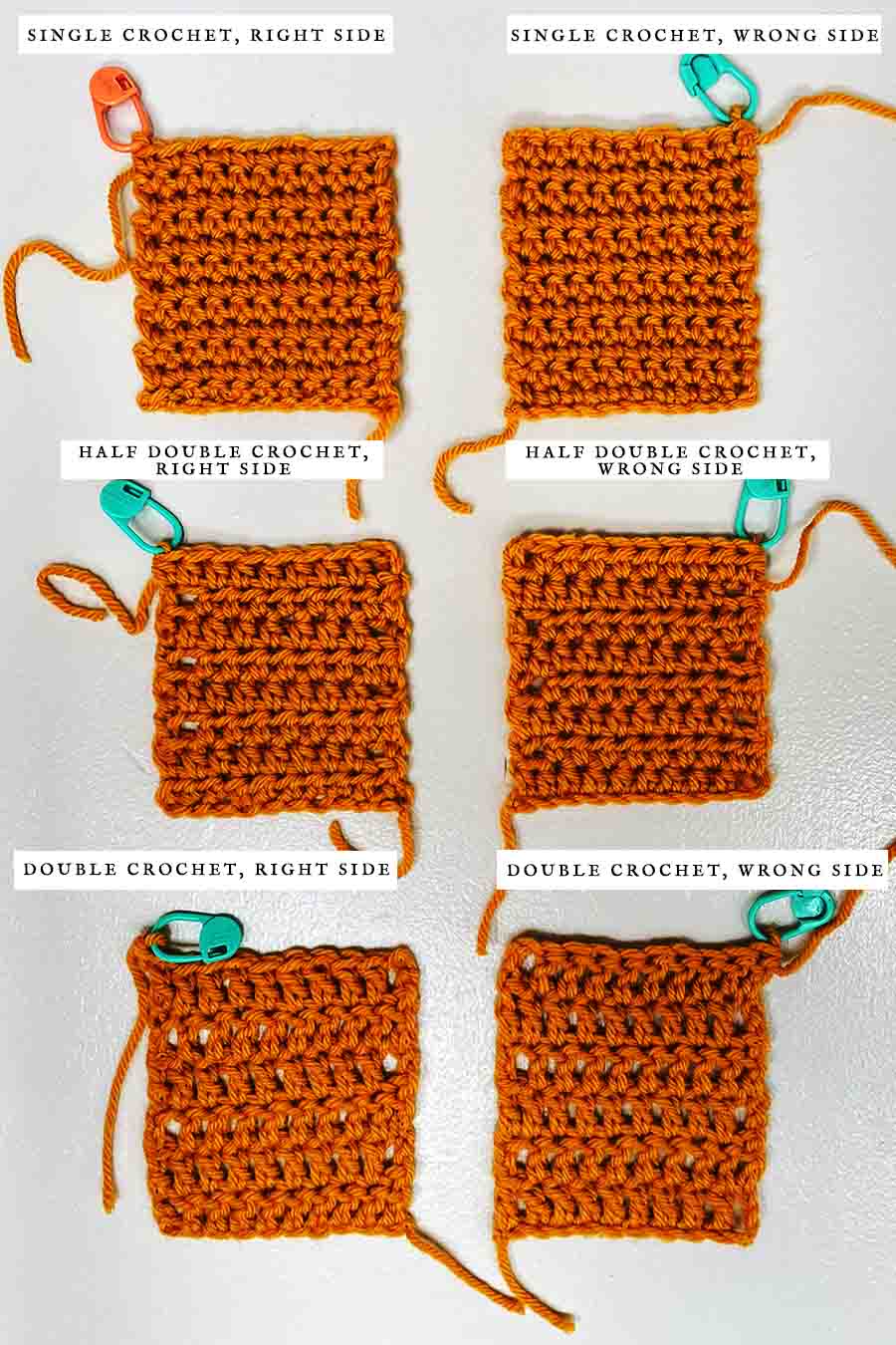 RS & WS in Crochet - Right Side and Wrong Side Meaning - You Should Craft
