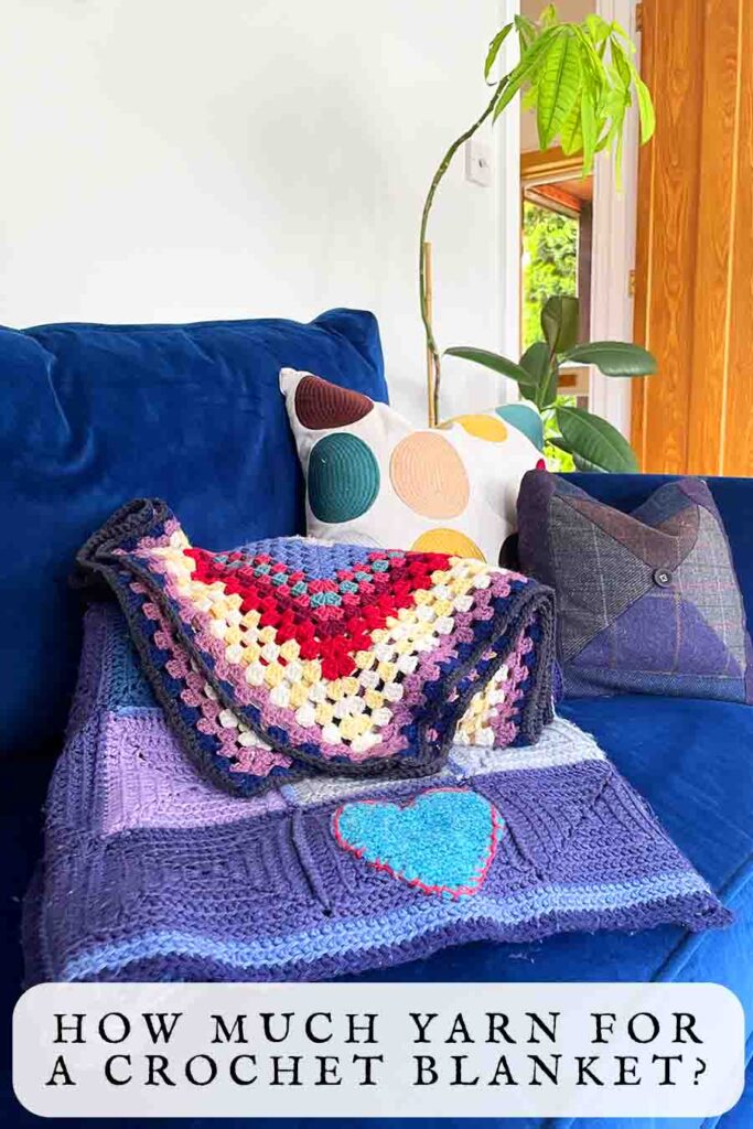 how much yarn for a crochet blanket