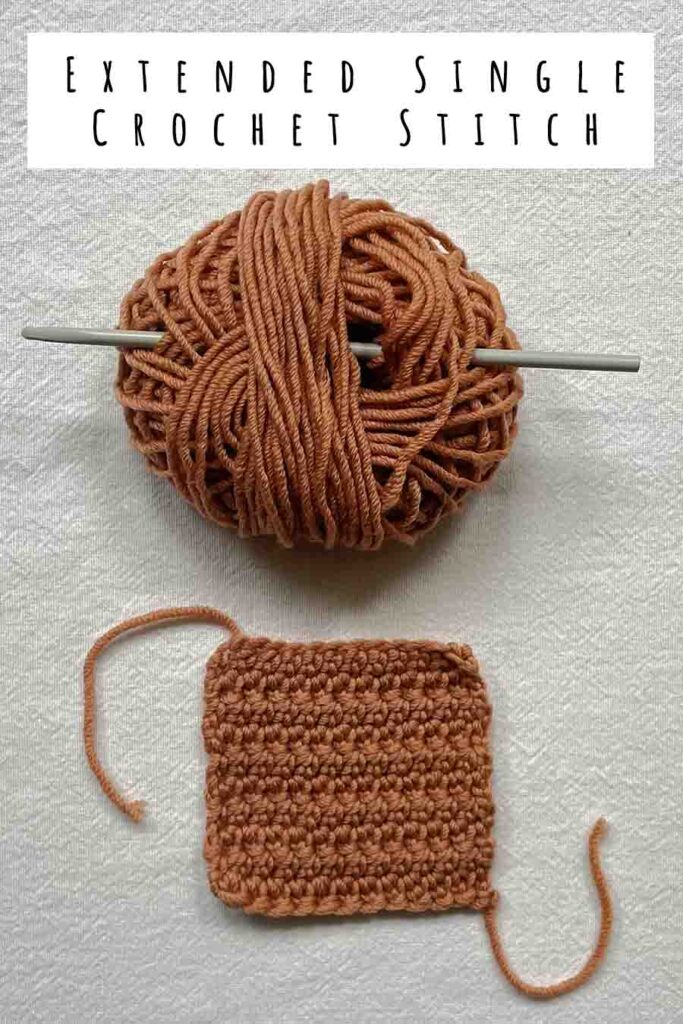 extended single crochet