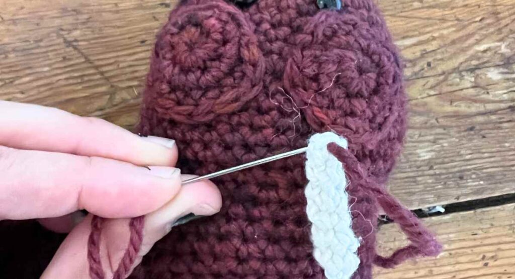crochet walrus tusks