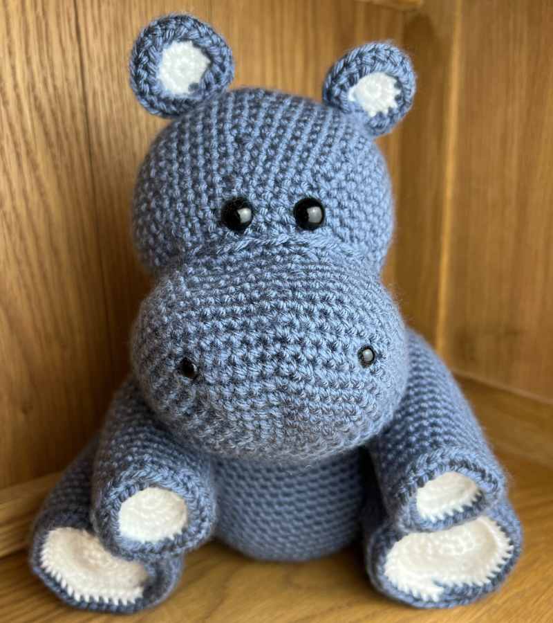 crochet hippo ears