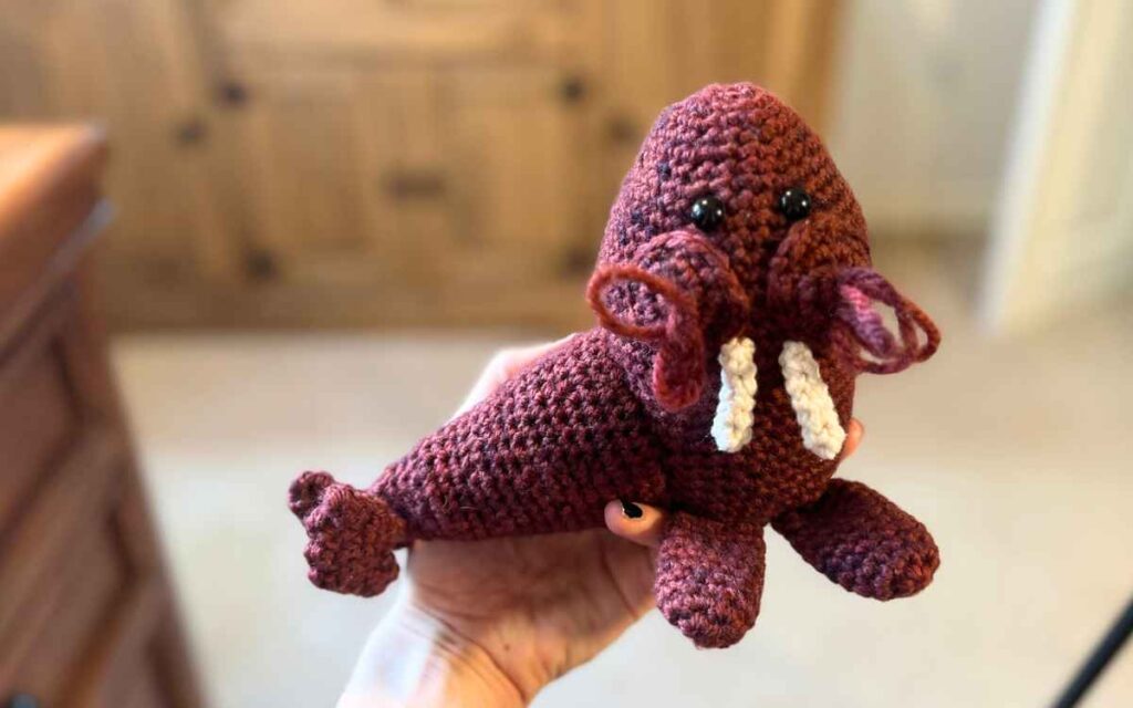 crochet walrus
