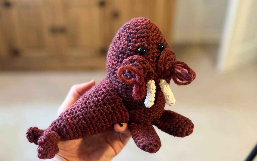 crochet walrus