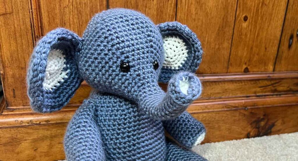 free crochet elephant pattern