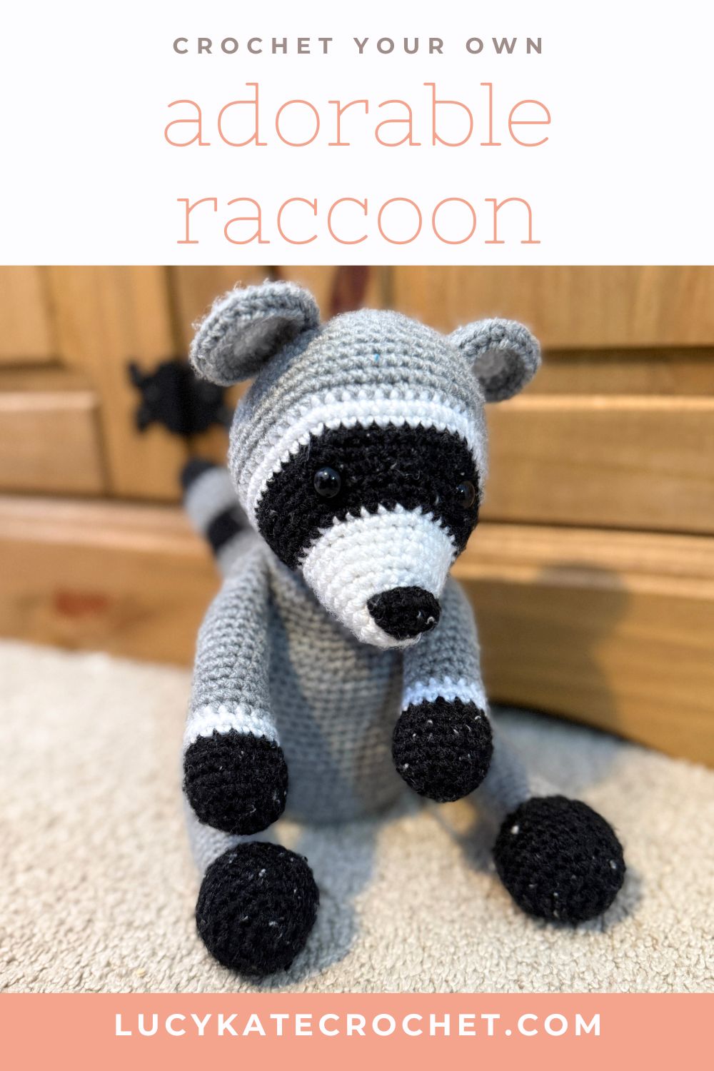 Easy Racoon Crochet Pattern Free Easy Crochet Raccoon Pattern by Lucy Kate Crochet