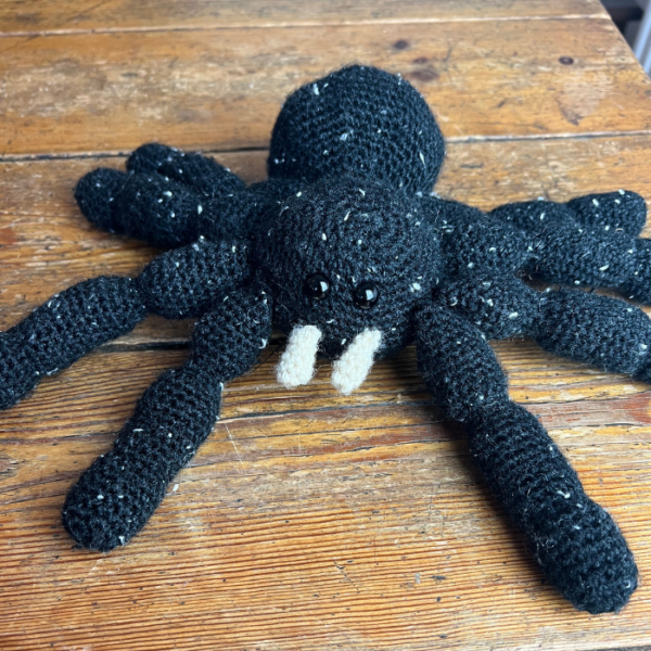 crochet tarantula