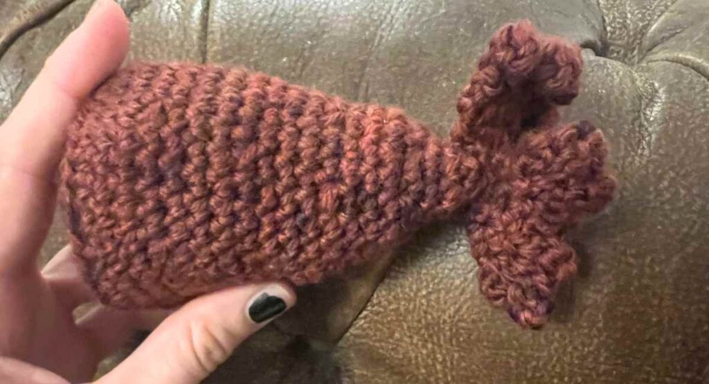 crochet walrus tail
