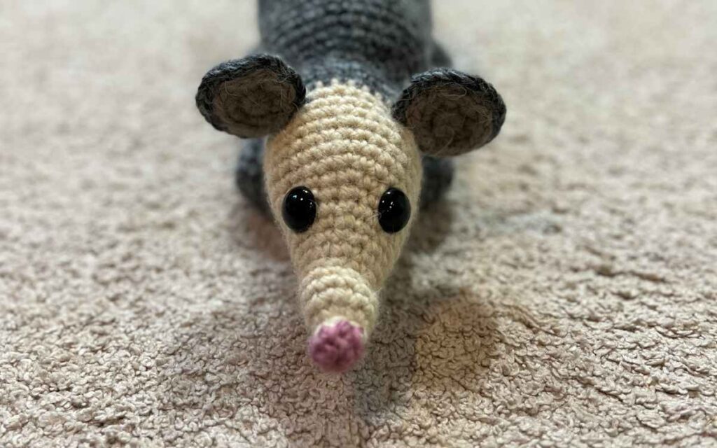 opossum crochet pattern