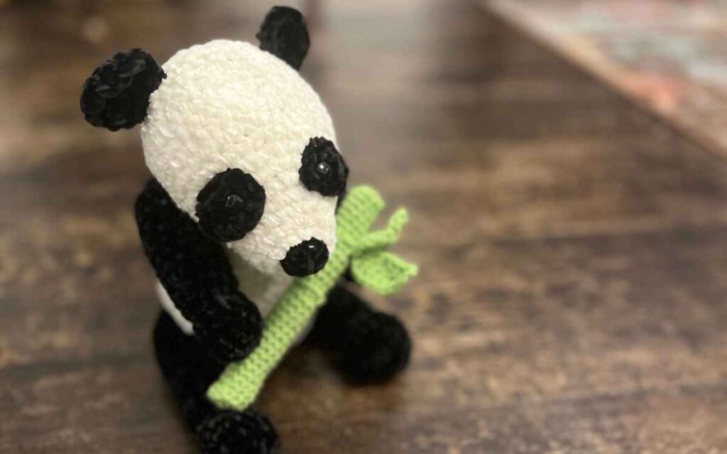 crochet panda bear