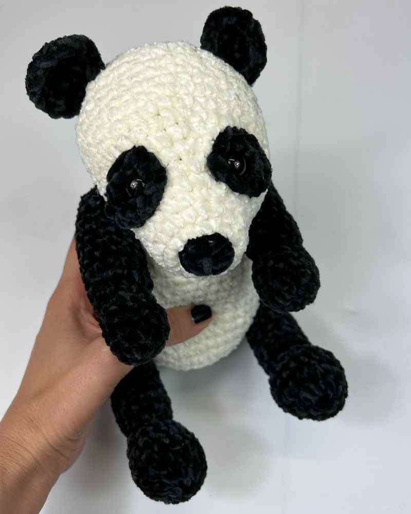crochet panda arms