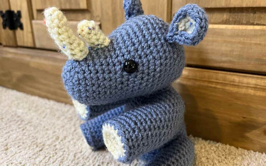 crochet rhino pattern