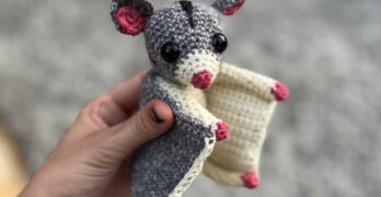 crochet sugar glider pattern by lucy kate crochet