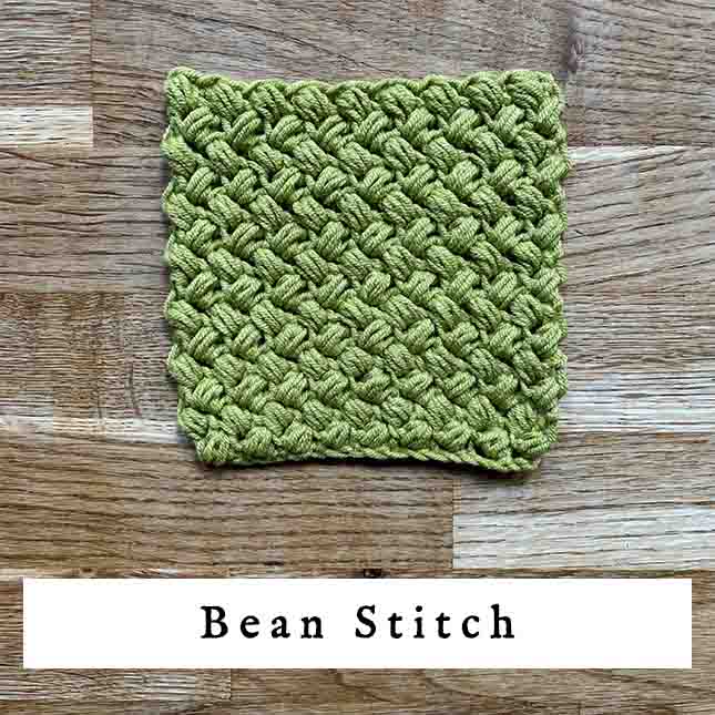 bean stitch granny square