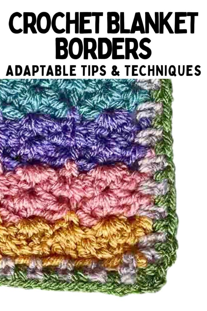 photo of crocht blanket border