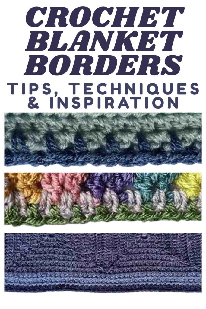 photo of crochet blanket borders