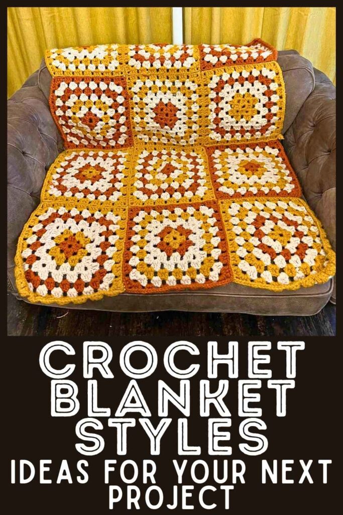 photo of a crochet blanket