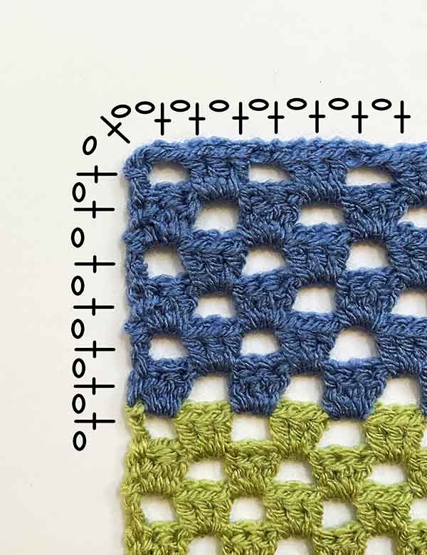 how to crochet a boder on a double crochet blanket 