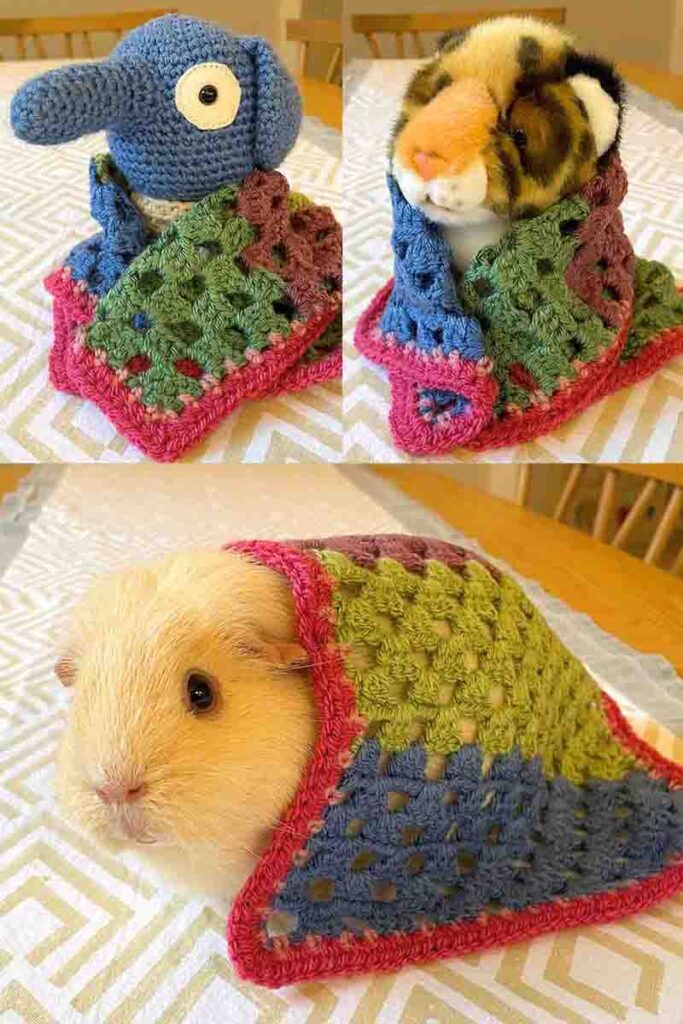 double crochet blanket with border