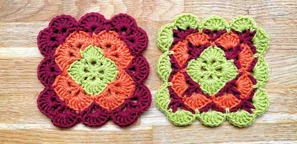 The Shell Stitch Granny Square Made Easy!