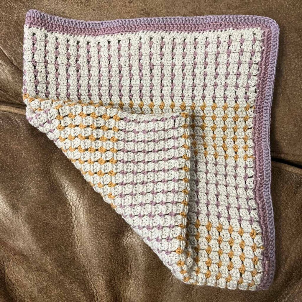 double crochet baby blanket