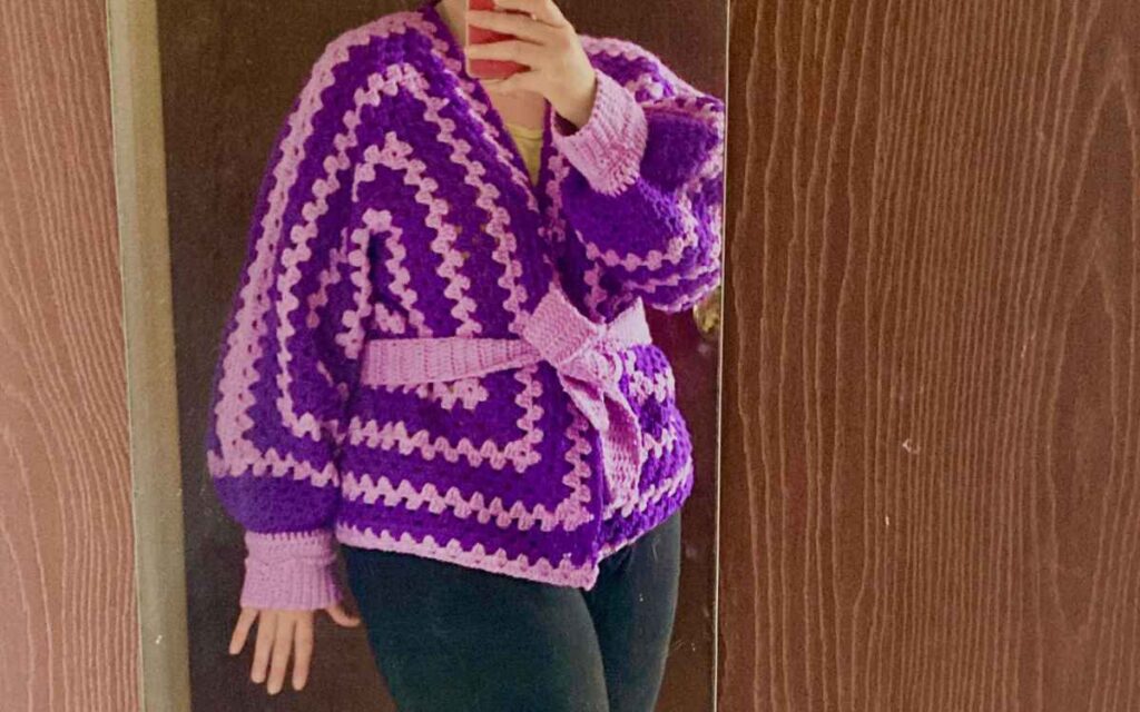 Valerie's crochet cardigan