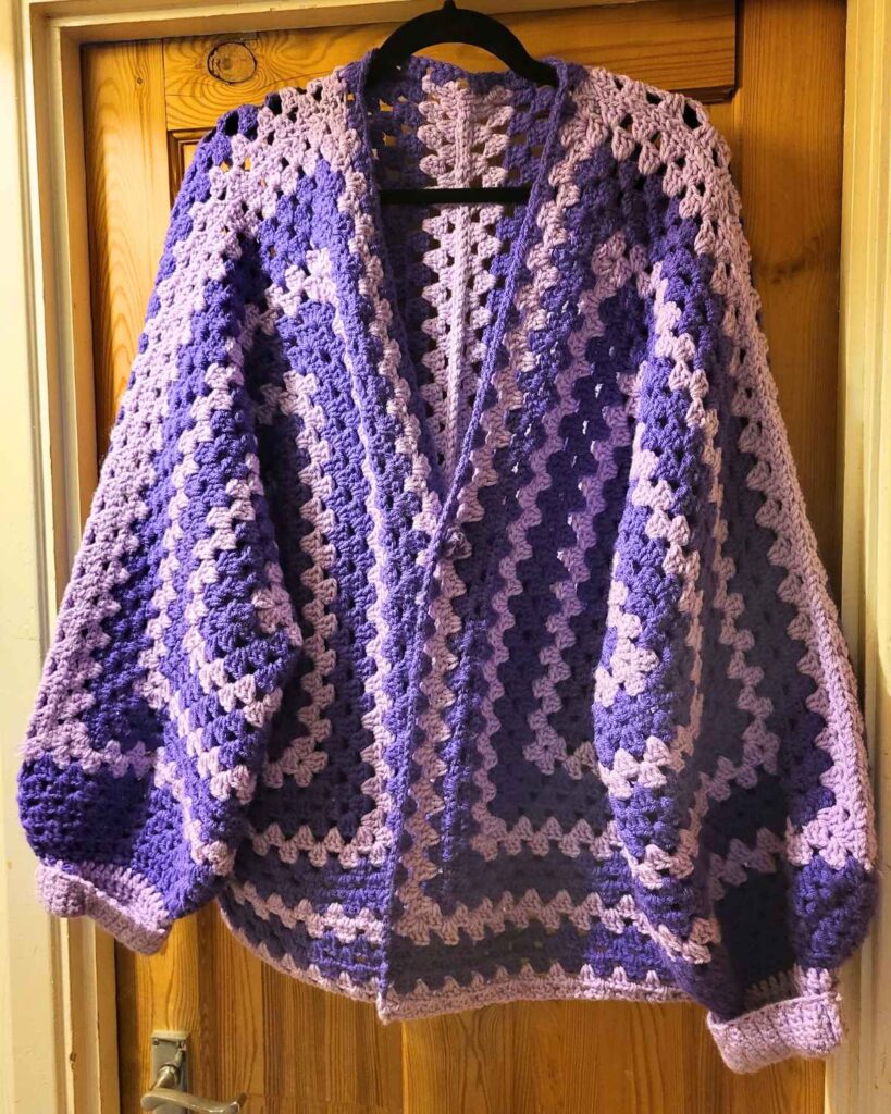 Crochet cardigan by Valerie
