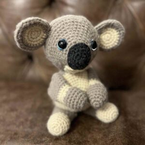 crochet koala arms