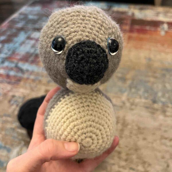 crochet koala's body