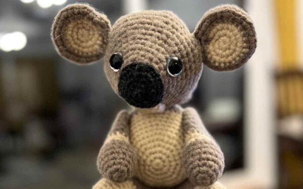 Valerie the crocheted koala