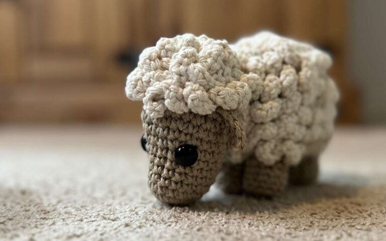 Scruffy The Crochet Sheep