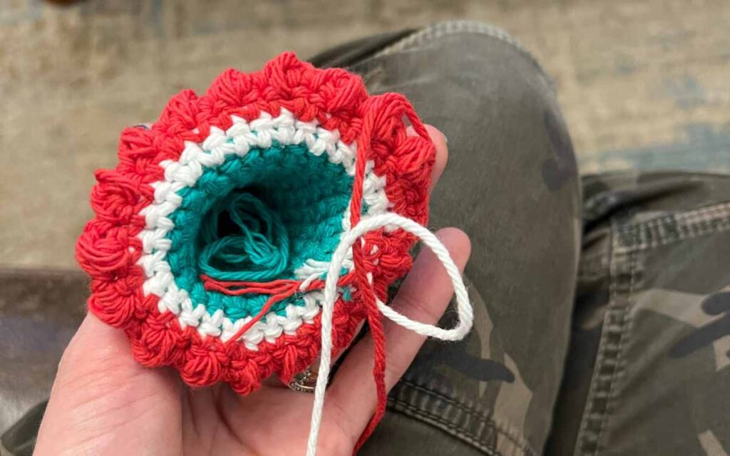 crochet elf's hat