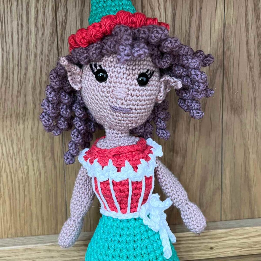 festive crochet elf