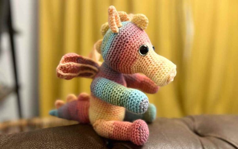 Crochet Rainbow Dragon – Free Pattern